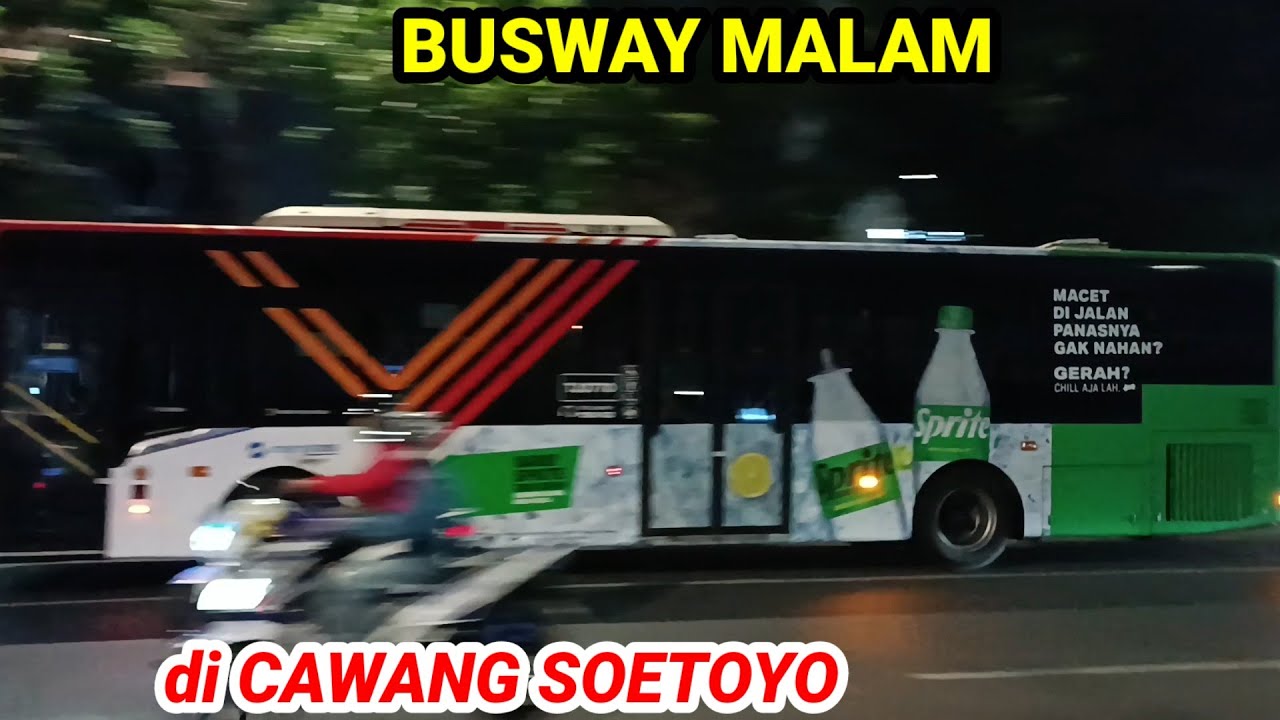 BUSWAY JAKARTA saat Jam Sibuk Malam ‼️ Jam 11 Malam | #busway #transjakarta #buswaytransjakarta#bis