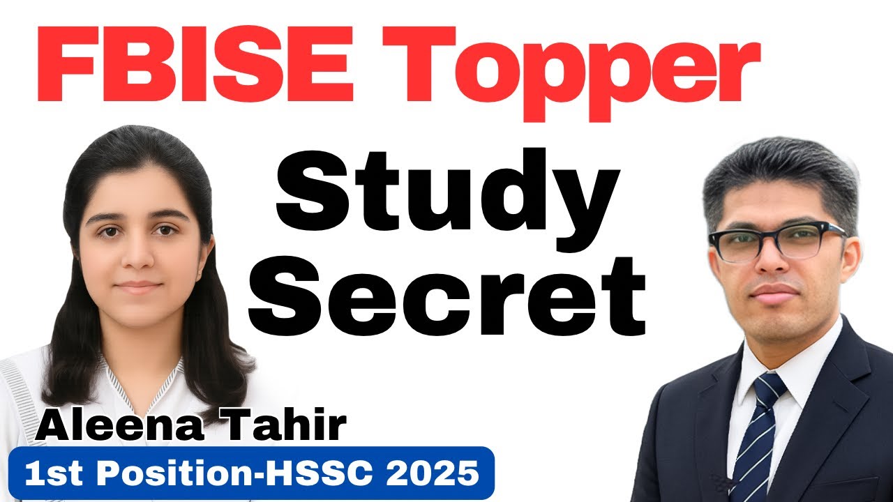 How Toppers Study ? Aleena Tahir, HSSC Topper, A Star of EnglishKeys Academy 