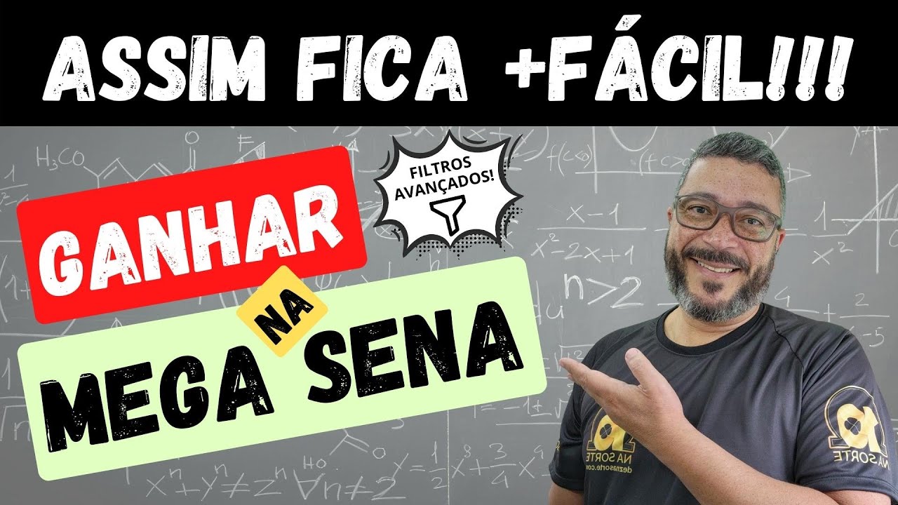 Assim fica mais F&Aacute;CIL GANHAR na MEGA SENA!