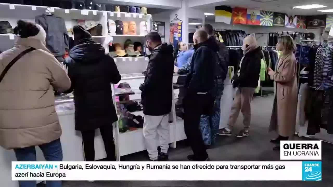 Ventas al alza en las tiendas de equipo militar ruso