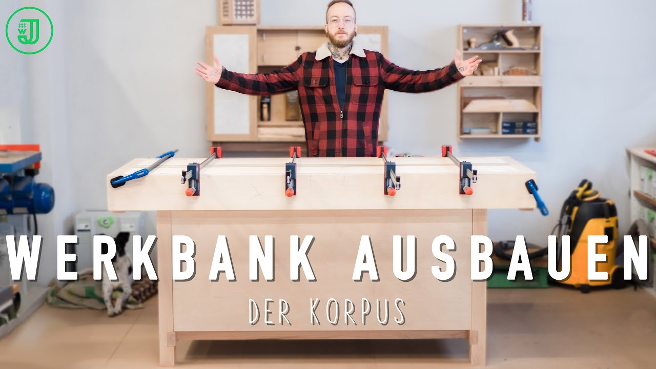 Der einfachste Weg einen Hobelbank-Korpus zu bauen | Werkbank selber bauen (Teil 5) | Jonas Winkler