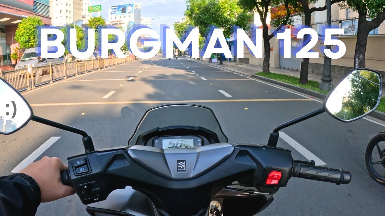 SUZUKI BURGMAN STREET 125 POV Daily | Going to Work