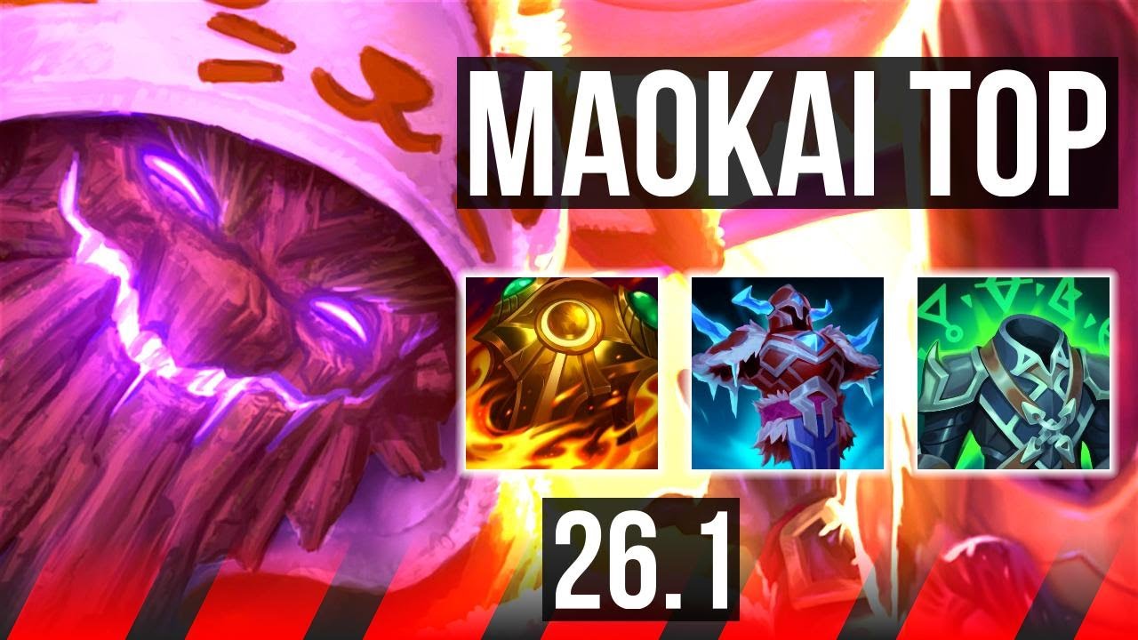 MAOKAI vs GAREN (TOP) | Good KDA: 4/1/8 | EUW Diamond | 26.1