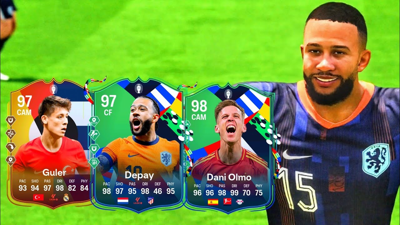 UEFA EURO PATH TO GLORY (97) DEPAY , (98) OLMO , MAKE YOUR MARK (97) GULER | EA FC 24 ULTIMATE TEAM