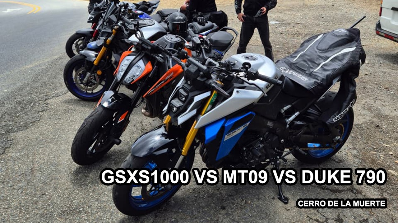 Candela subiendo el Cerro 🔥 GSXS1000 VS MT09 VS DUKE790 🔥