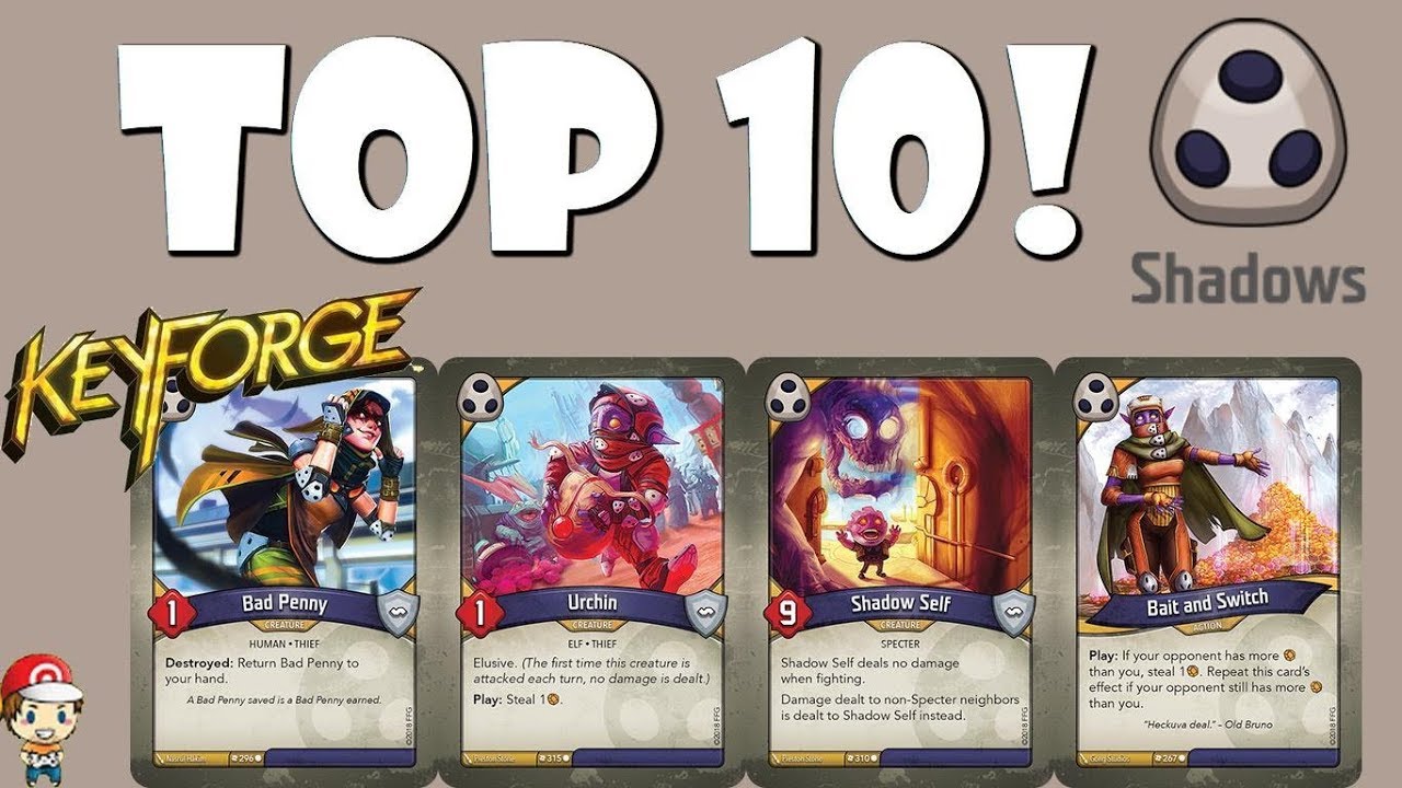 The Top 10 Shadows Cards in Keyforge!