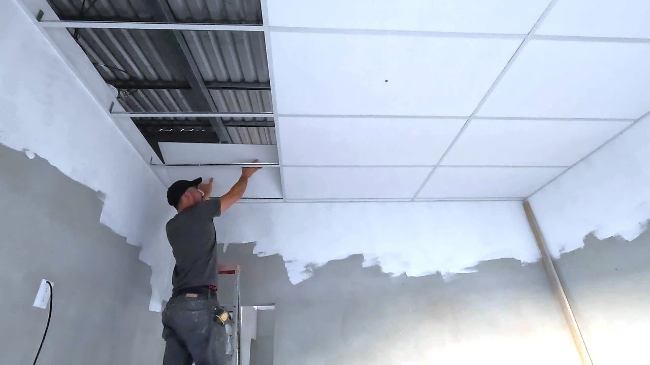 Como instalar cielorraso o cielo falso paso a paso