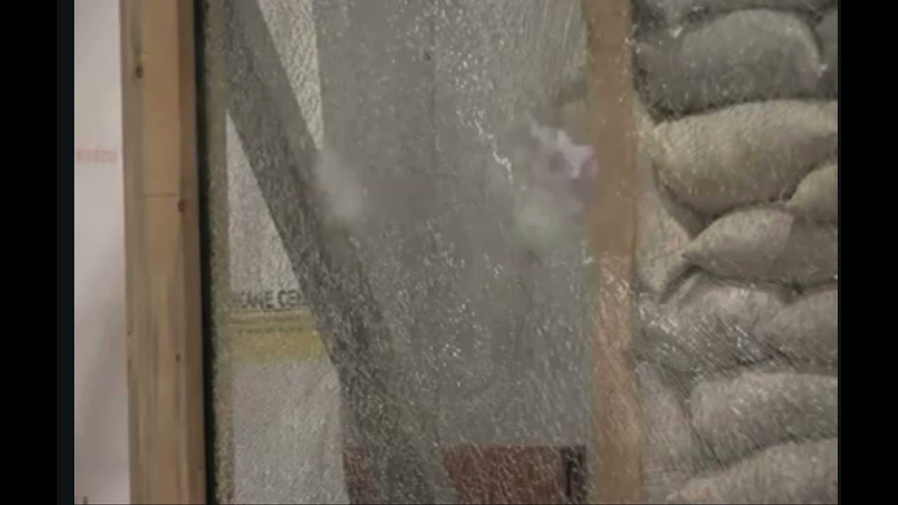 Geoshield 8mil Safety Film. Hurricane Testing. Louisiana State University.