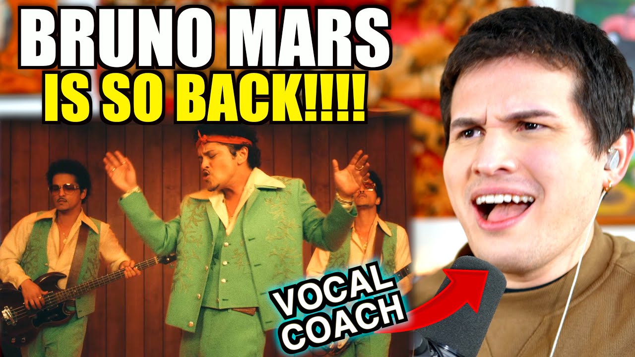 Vocal Coach Reacts to Bruno Mars - I Just Might