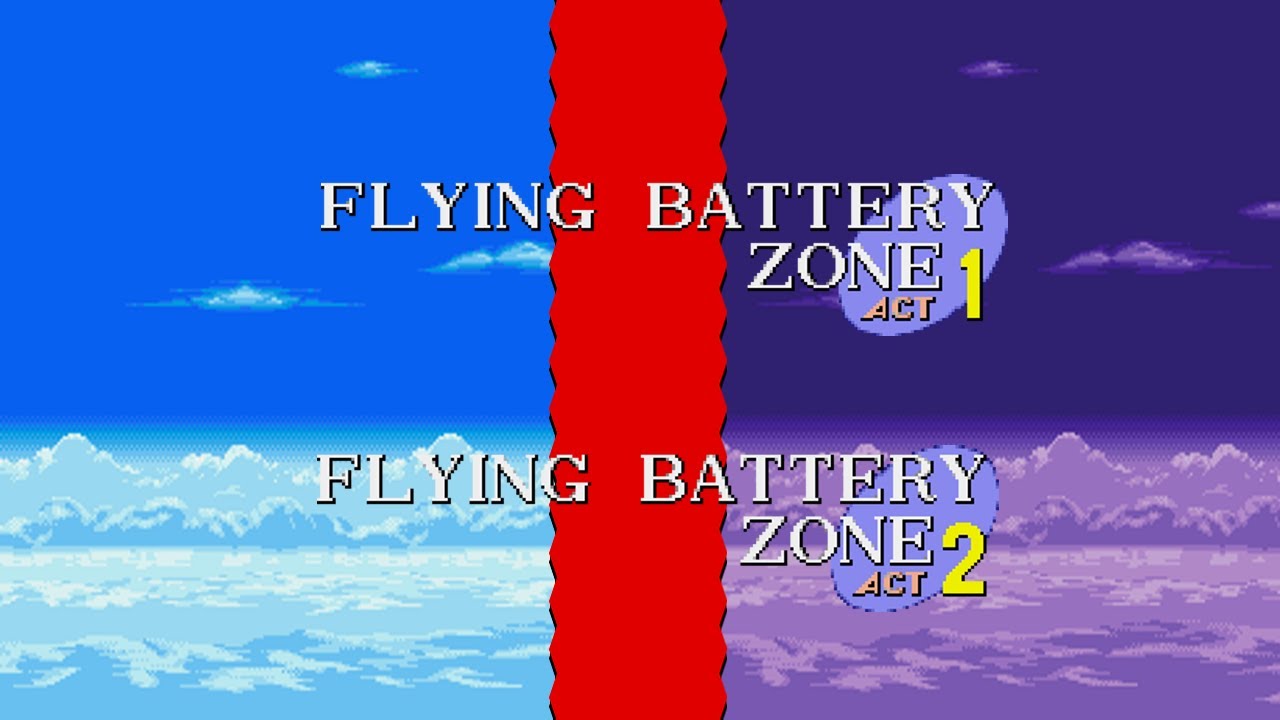 (EPILEPSY WARNING) Sonic The Hedgehog 3 & Knuckles, Flying Battery Zone Act 1+2: Nuke-Mix