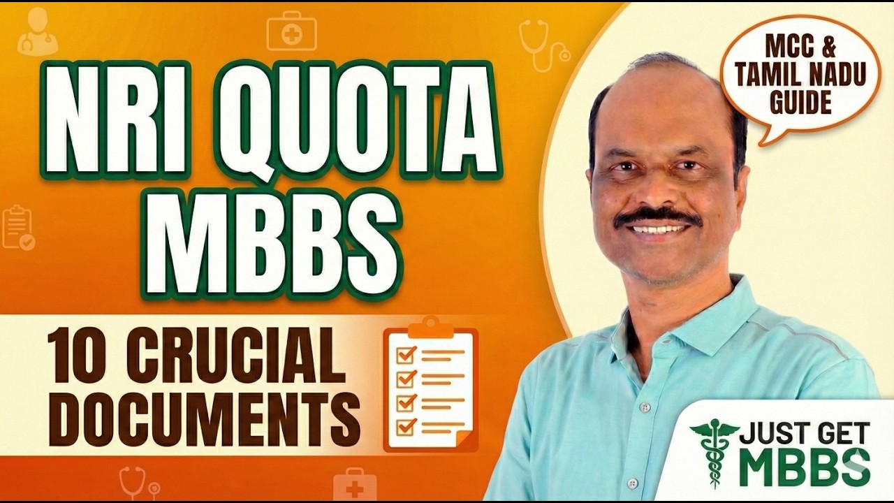 10 CRUCIAL Documents for NRI Quota MBBS Admission in 2025