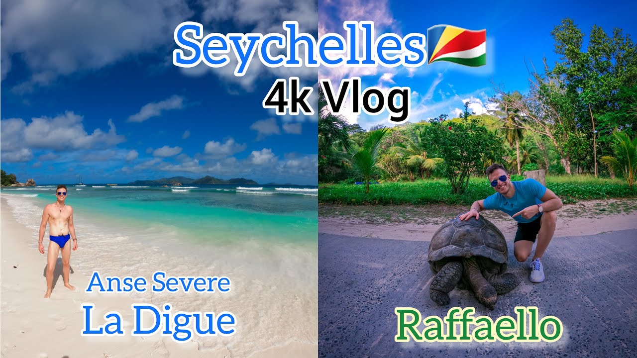 Cinematic Vlog 4K La Digue, Seychelles🇸🇨 | Episodio 1 - Con l'amico Raffaello🐢 ad Anse Severe🏖