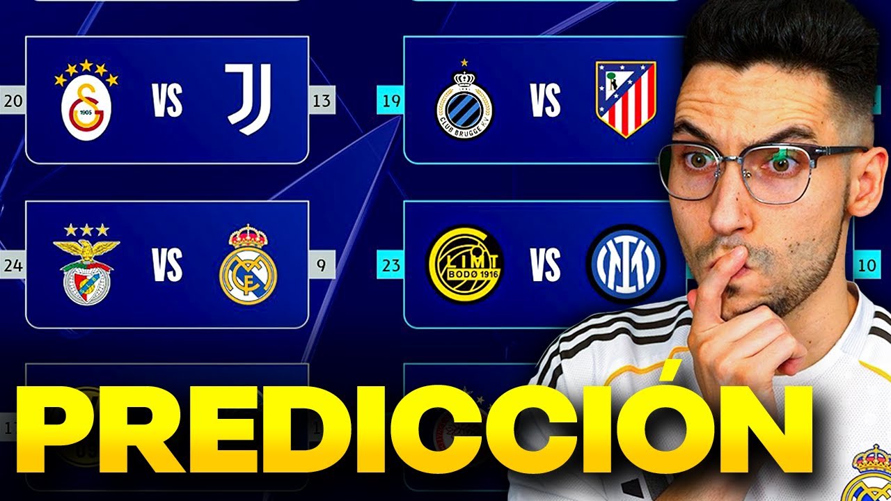 Mi PREDICCION de PLAYOFF de la CHAMPIONS LEAGUE 25/26