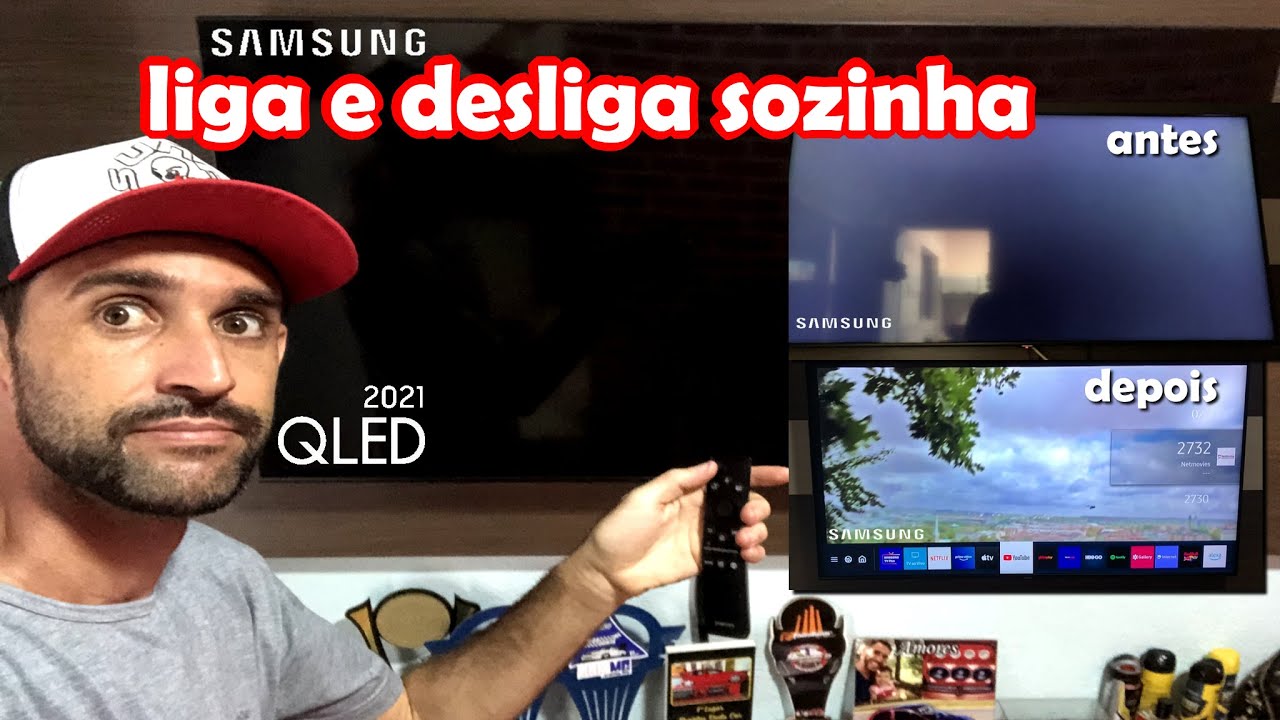 COMO RESOLVER PROBLEMA DA TV SAMSUNG LIGA E DESLIGA SOZINHA SMART TV QLED 4K TODAS