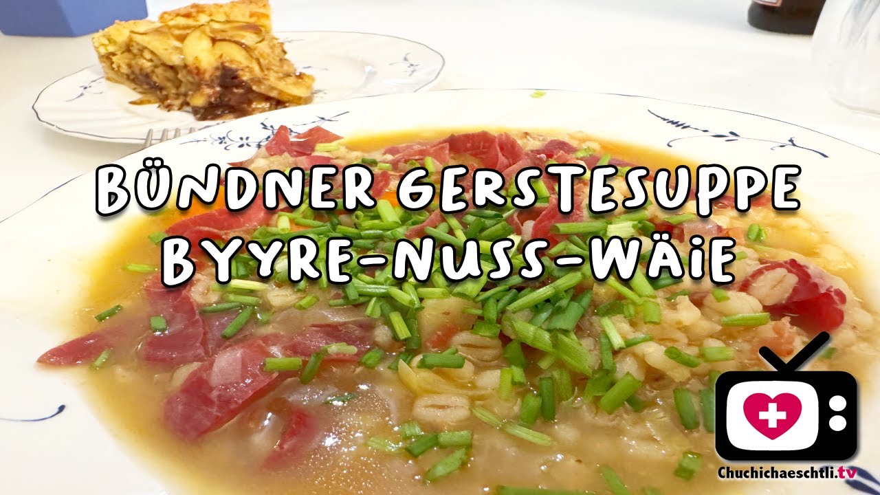 FÜR KALTE TAGE: Bündner Gerstensuppe und dazu Birnen-Nuss-Kuchen