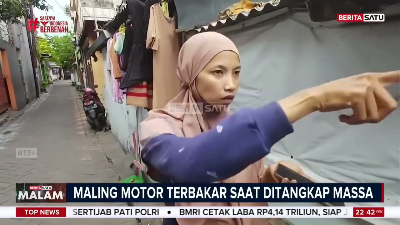 Maling Motor Terbakar Saat Akan Dibawa ke Kantor Polisi #Beritasatu