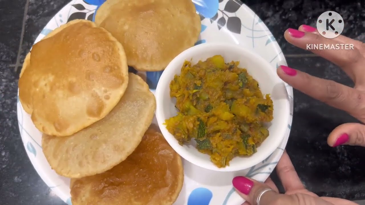 bhandare wale pethe ki sabji or puri 😋