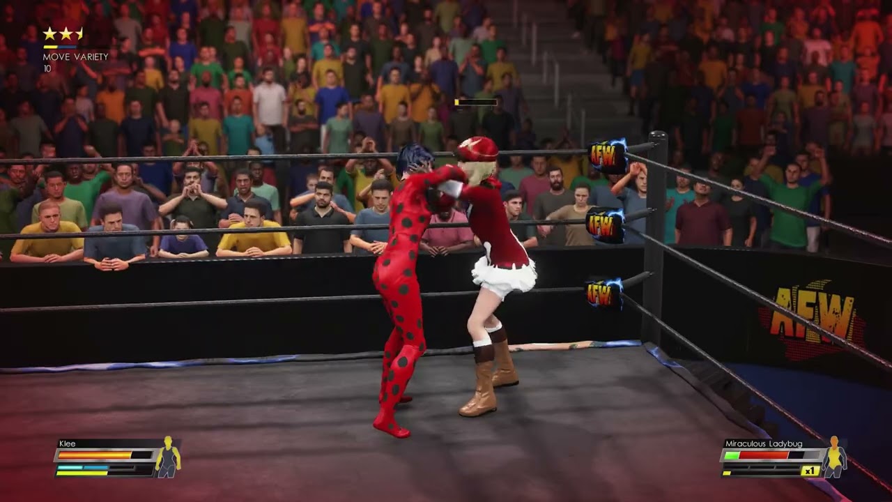 Klee VS Miraculous Ladybug 2 | WWE 2K22 | ANIME | Genshin Impact VS Miraculous Ladybug