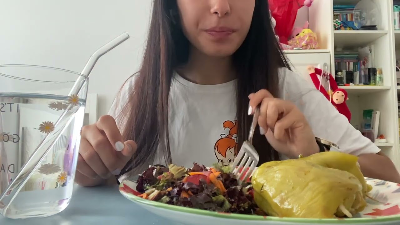 Dolma ASMR | Turkish Stuffed Grape Leaves Eating Show