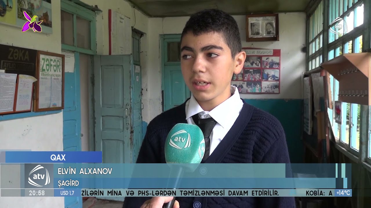 Qaxın Qaratala kəndində təhlükəli məktəb