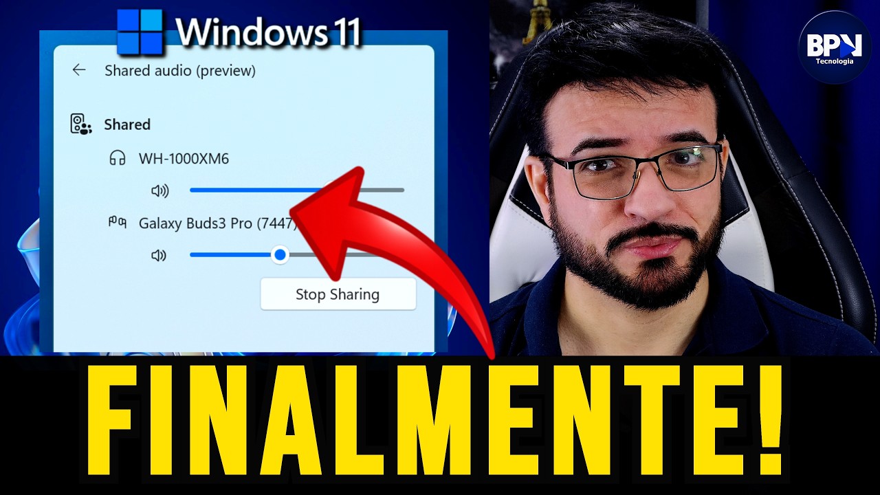 A Microsoft ACERTOU em Cheio! Novo Controle de Áudio do Windows 11 é SURREAL!!!