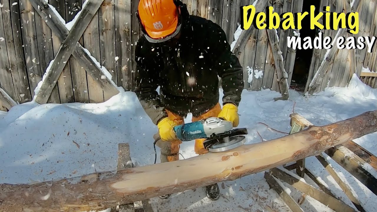 Log Debarking Has Never Been Easier (Testing Log Peeler Disc)
