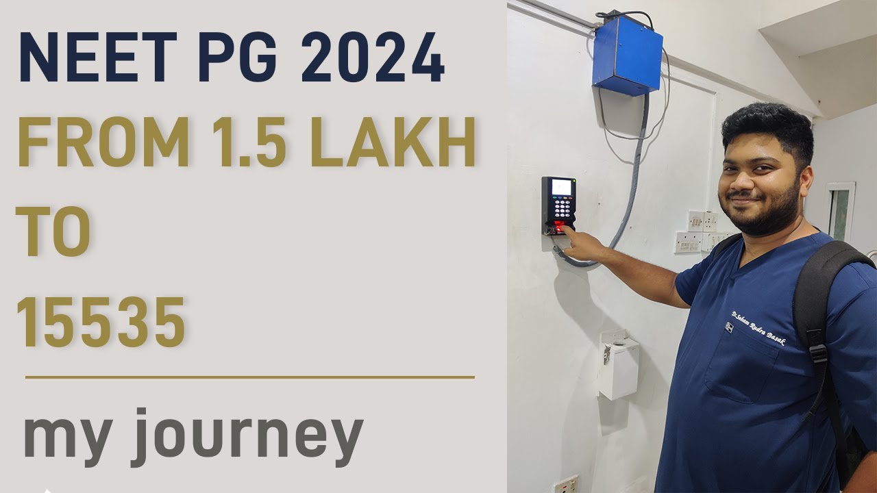 FROM 1.5 LAKH TO 15535|MY NEET-PG JOURNEY|MISTAKES & LEARNINGS  #neetpg2024 #neetpg #neetmotivation