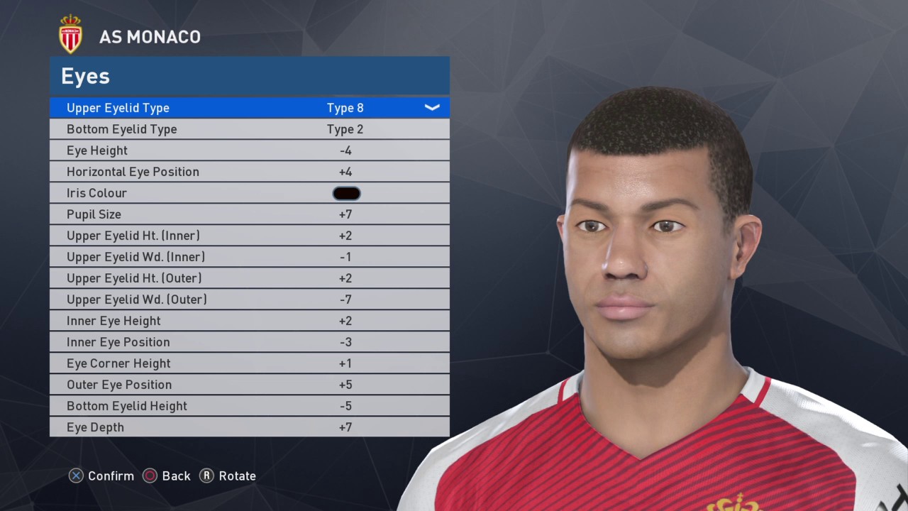 Pro Evolution Soccer 2017_Mbappe lottin Monaco
