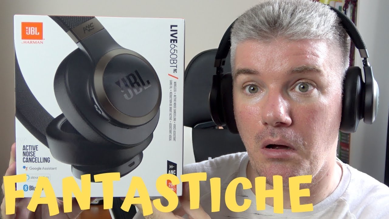 Cuffie con cancellazione del rumore! JBL Live 650BTNC - RECENSIONE