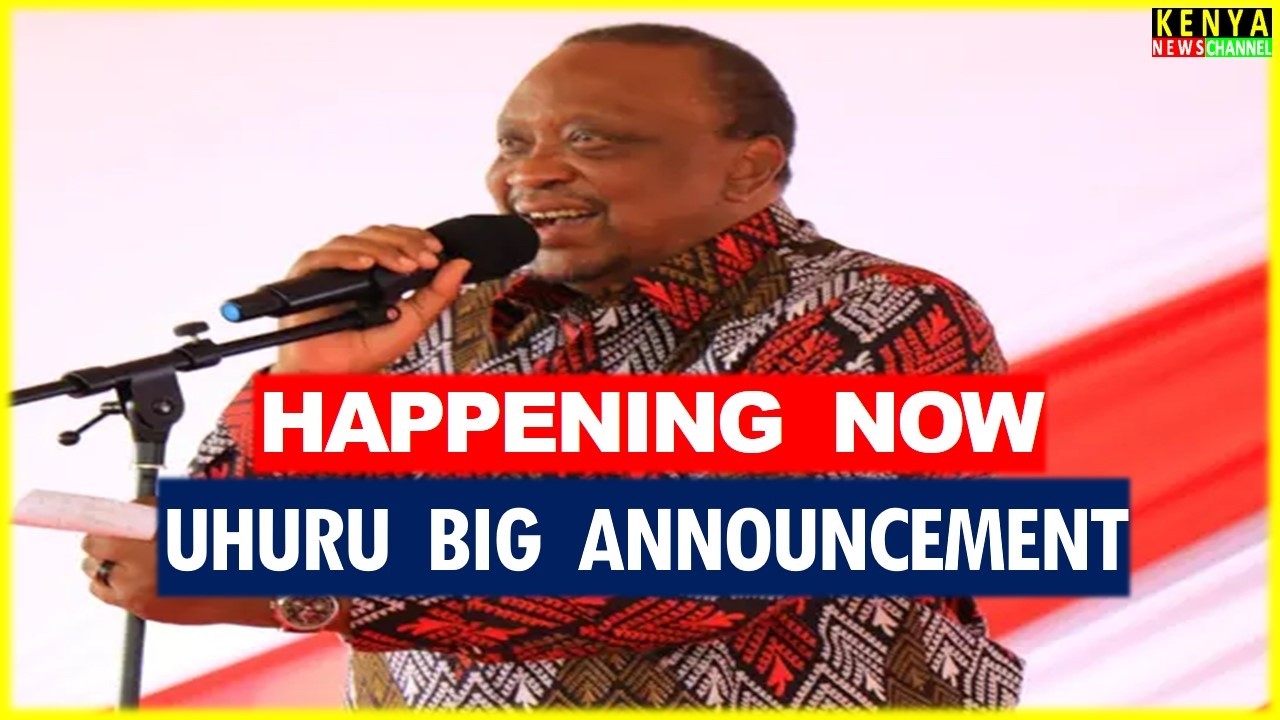 LIVE - Uhuru Kenyatta Addressing the Nation with Matiangi at Jubilee Party NEC