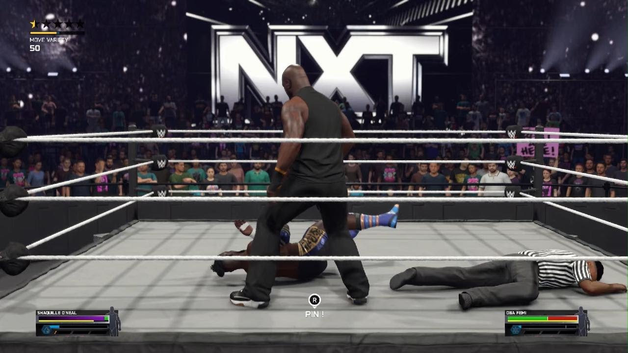 WWE 2K25 NXT Shaquille O'Niell Vs Oba Femi