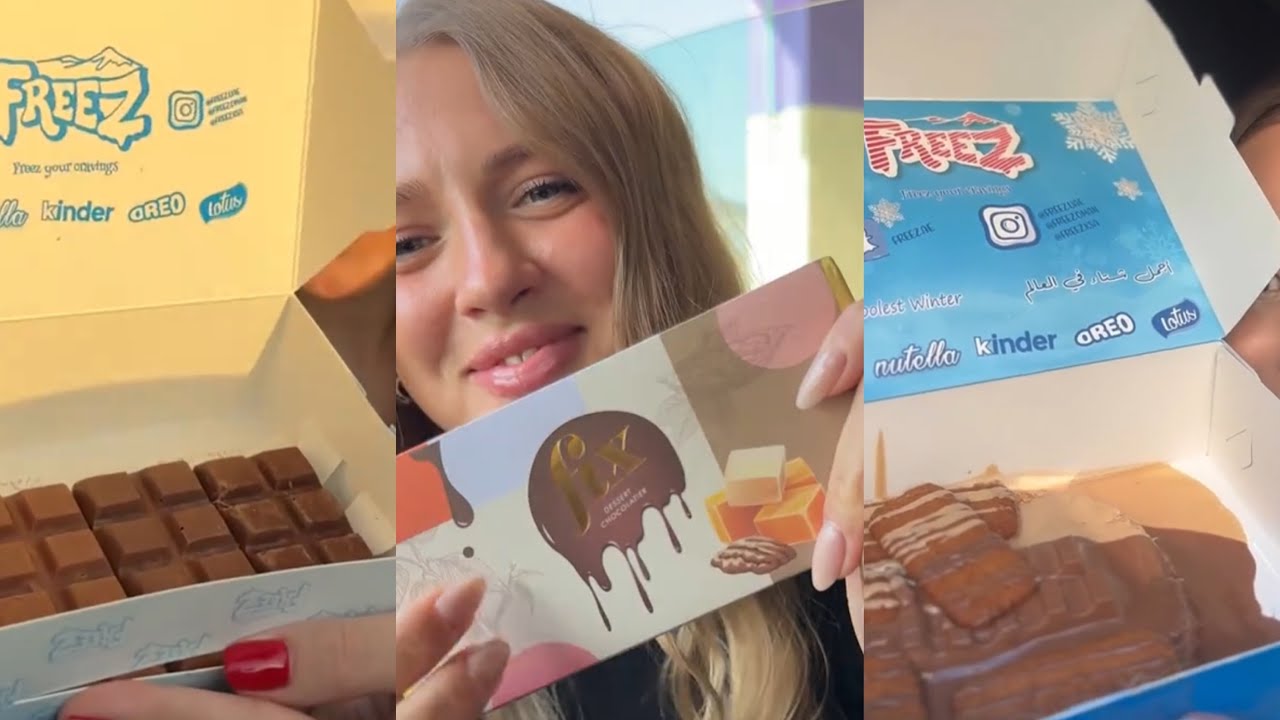 yummy chocolate mukbangs- compilation 36