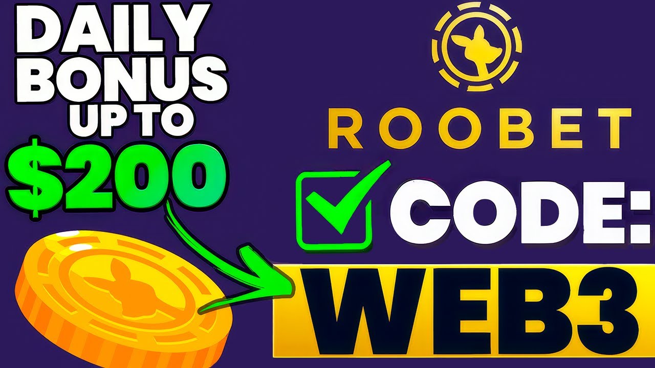 ROOBET PROMO CODE: "WEB3" up to $200 BONUS DAILY in CASHBACK (roobet code 2024 review)
