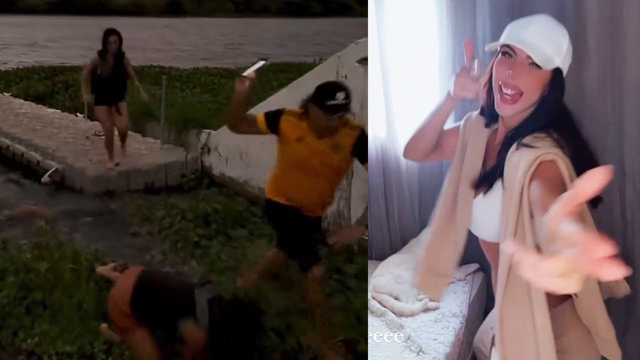 VANESSA SURTOU COM CHARLLES TENTANDO VER LEYNHA NA AGUA