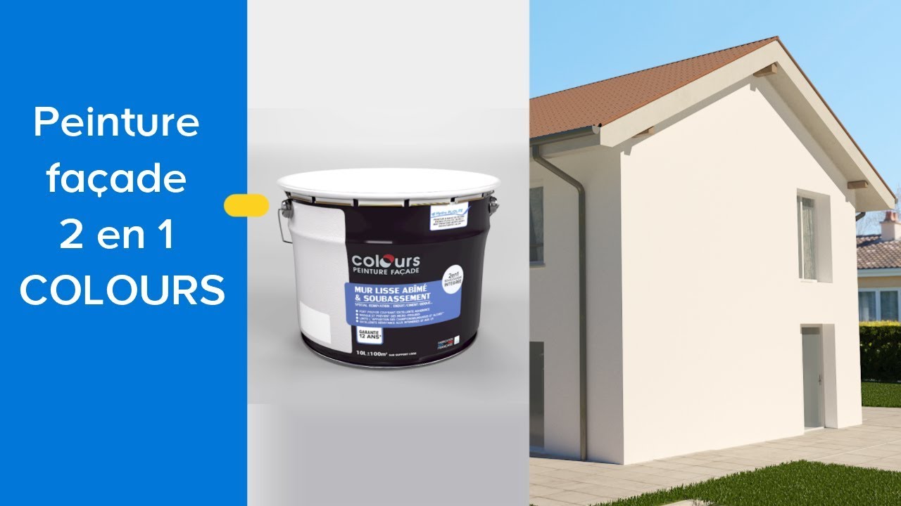 Peinture façade 2 en 1 COLOURS - Castorama