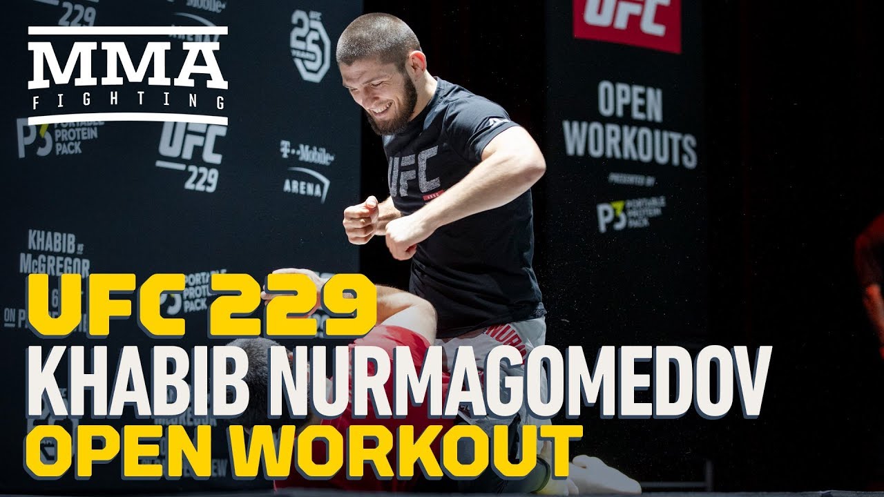Khabib Nurmagomedov UFC 229 Open Workout (Complete) - MMA Fighting