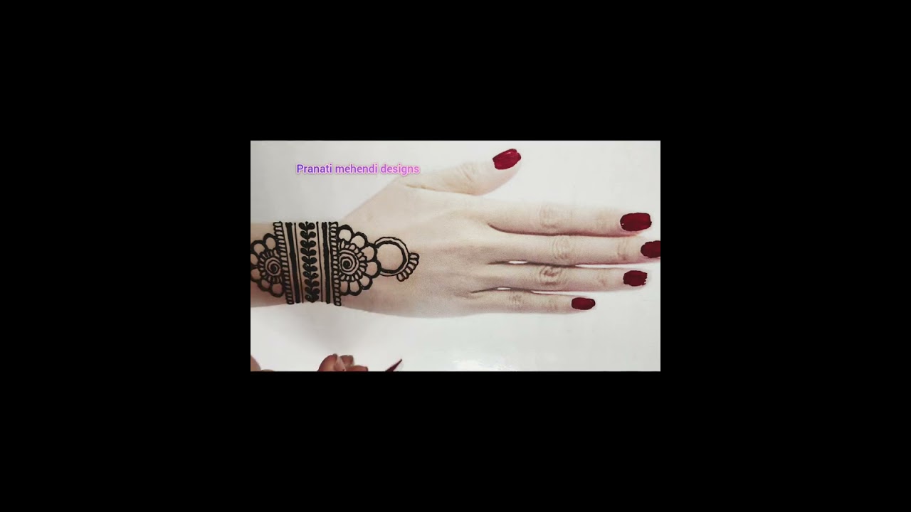 Very simple and easy mehendi design I mehendi design I youtube l mehendi design I hena art l