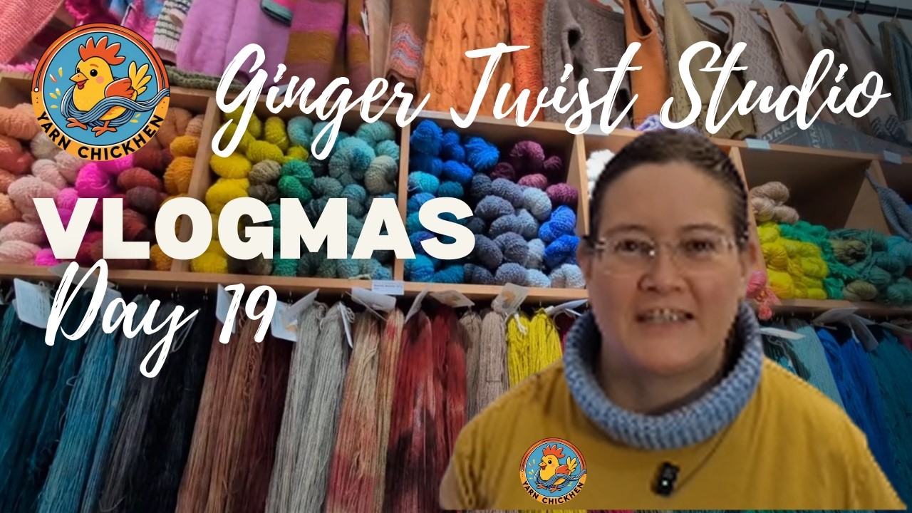 Visit to the amazingly colourful Ginger Twist Studio in Edinburgh on #vlogmas Day 19