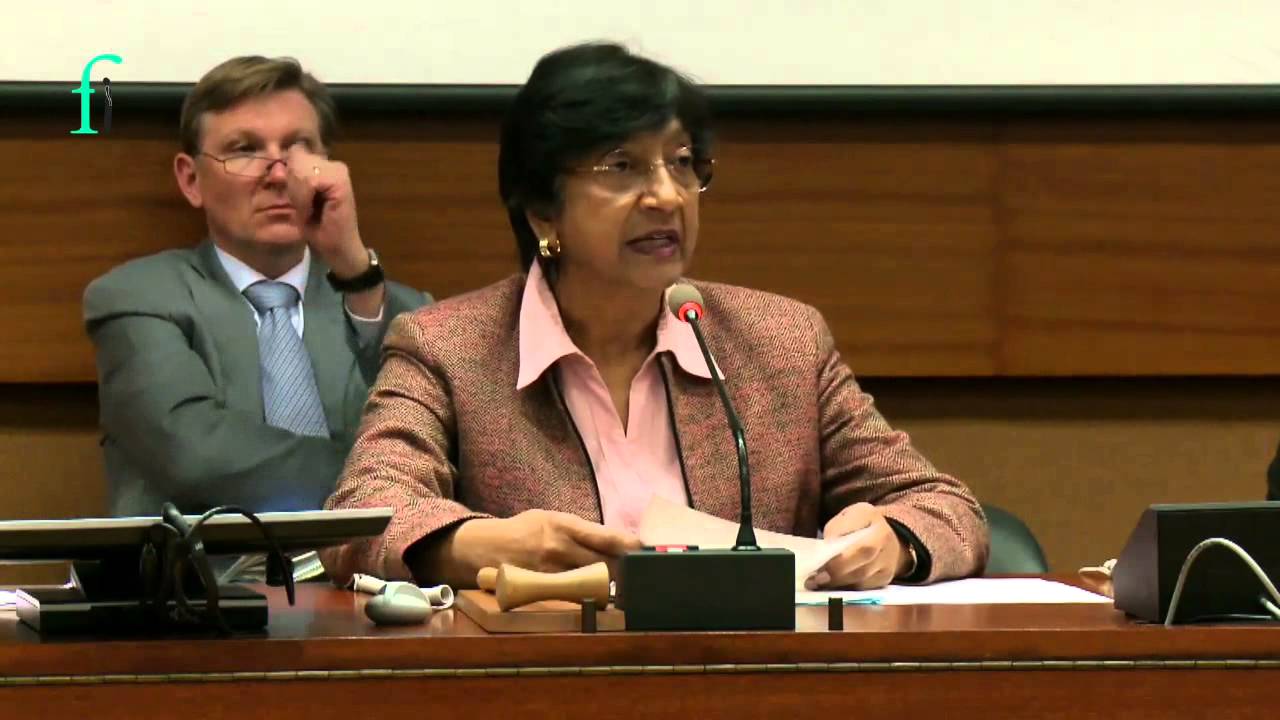 Navi Pillay Speaking at Front Line Defenders Side Event - Geneva, 10 March 2014