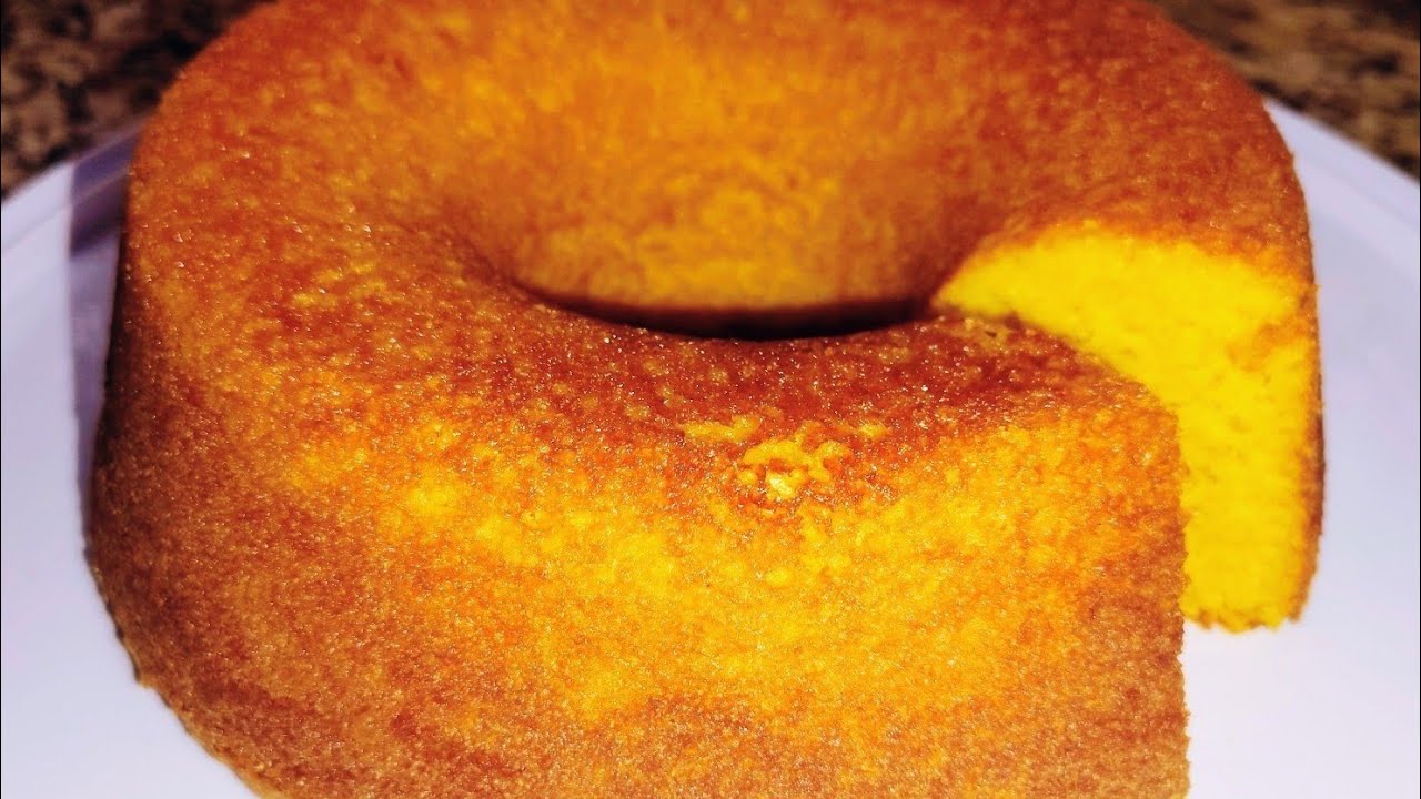 BOLO DE MILHO DE LATINHA FOFINHO DE LIQUIDIFICADOR SEM TRIGO - PERFEITO PARA O LANCHE 