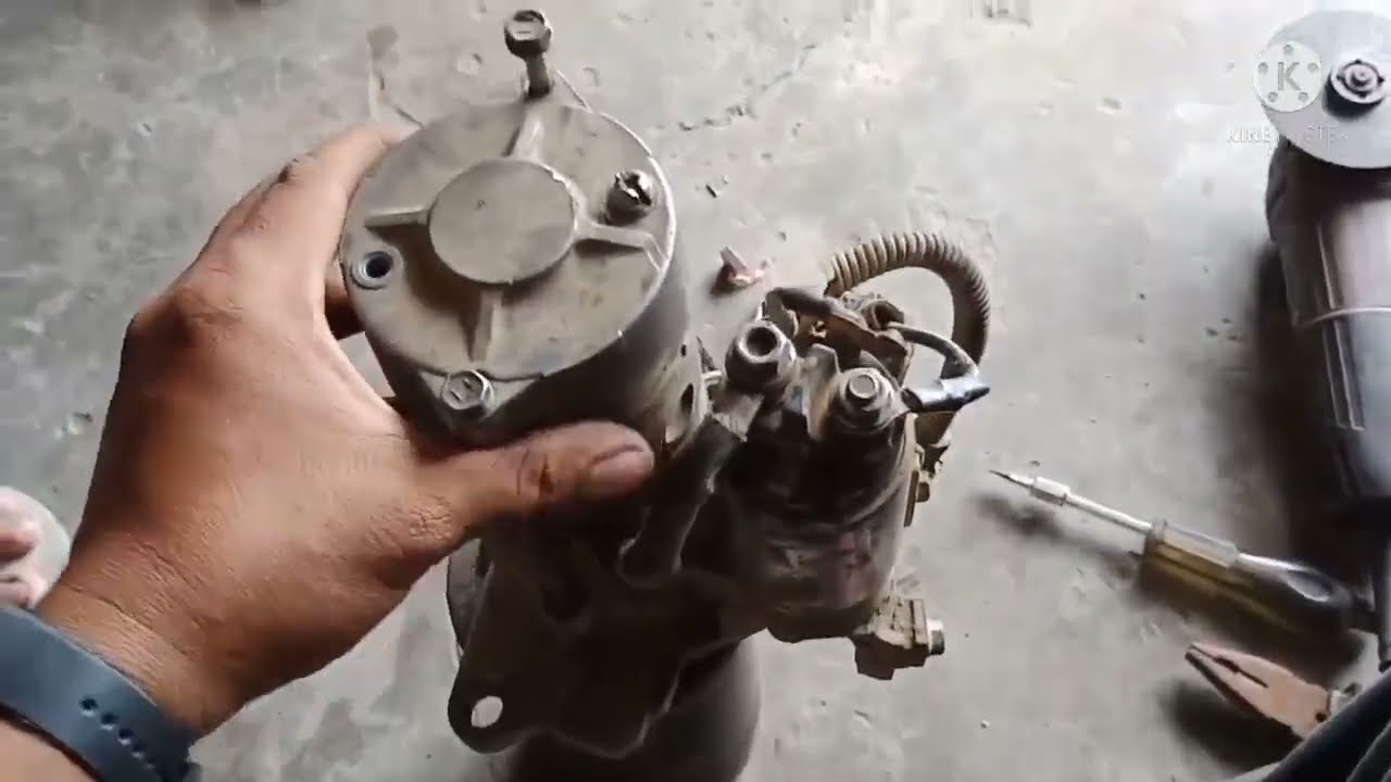Cara Memperbaiki Dinamo Starter Mobil Mitsubishi Canter