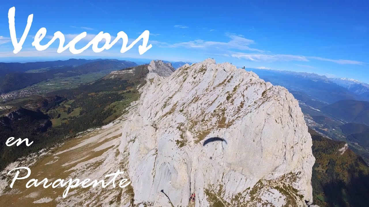 Crêtes du Vercors en Parapente depuis le Cornafion