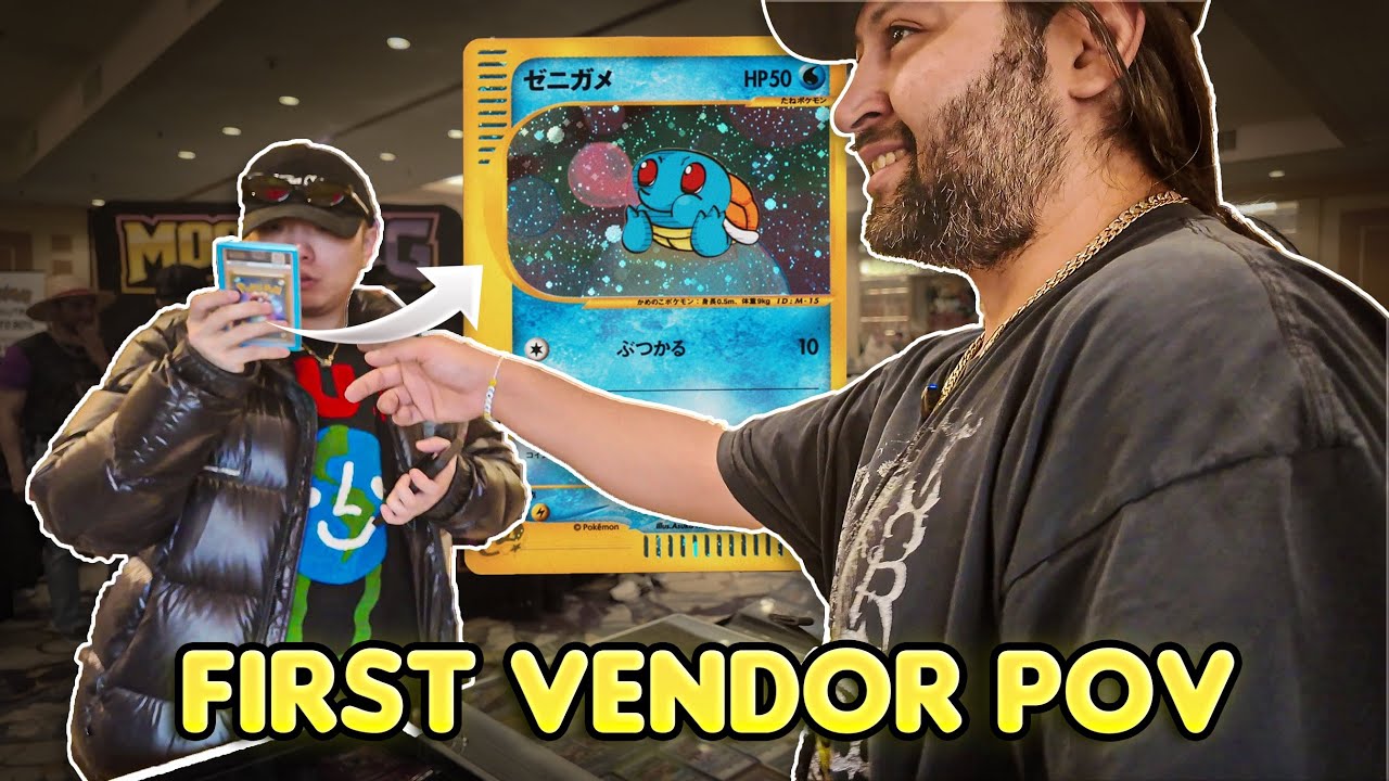 My First Vendor POV- I picked up a Bubble Gum Squirtle 