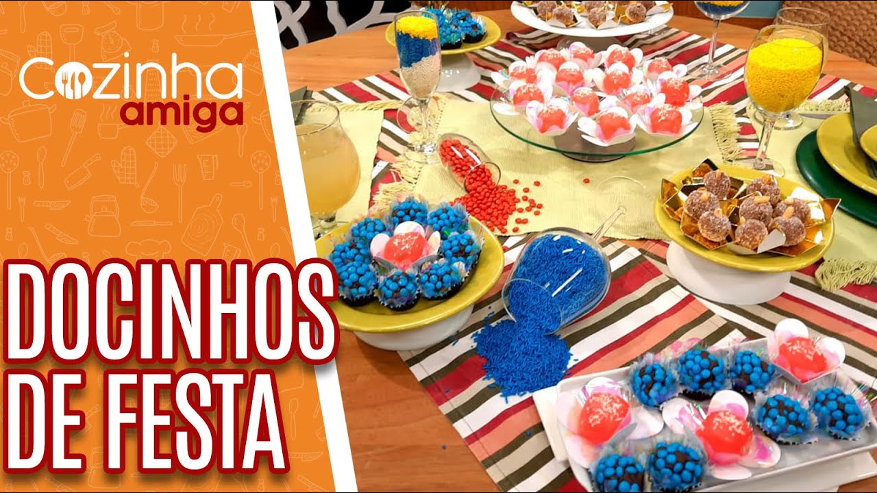 Docinhos de Festa - Silvia Branconaro| Cozinha Amiga (16/11/2020)