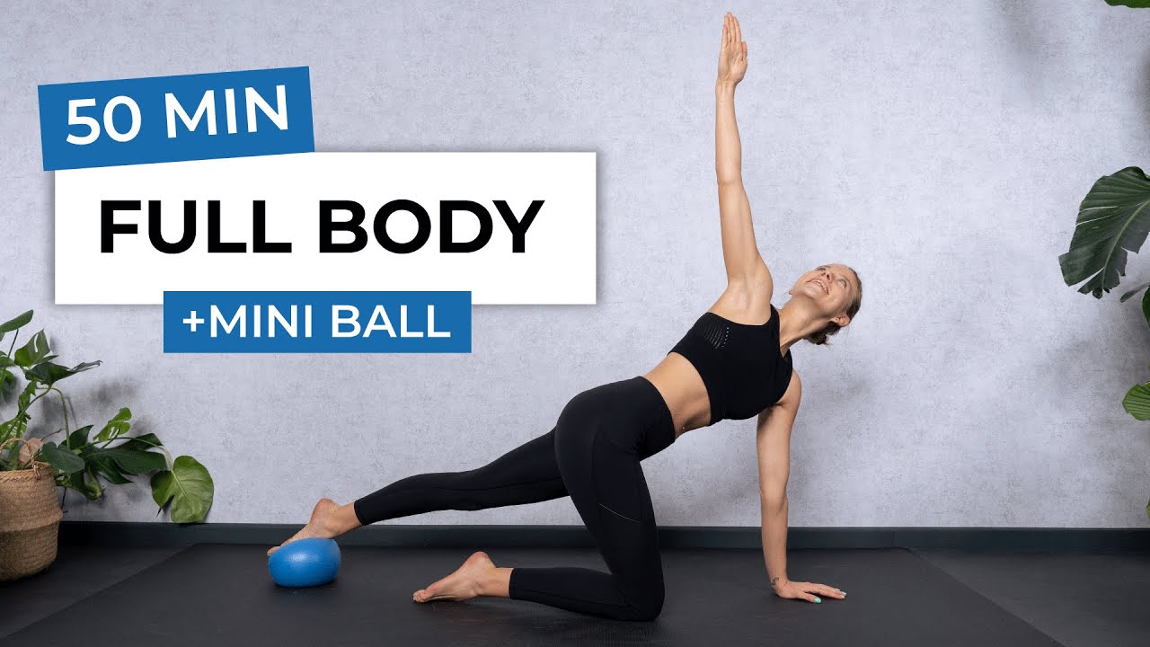 50 MIN FULL BODY PILATES WORKOUT WITH MINI BALL