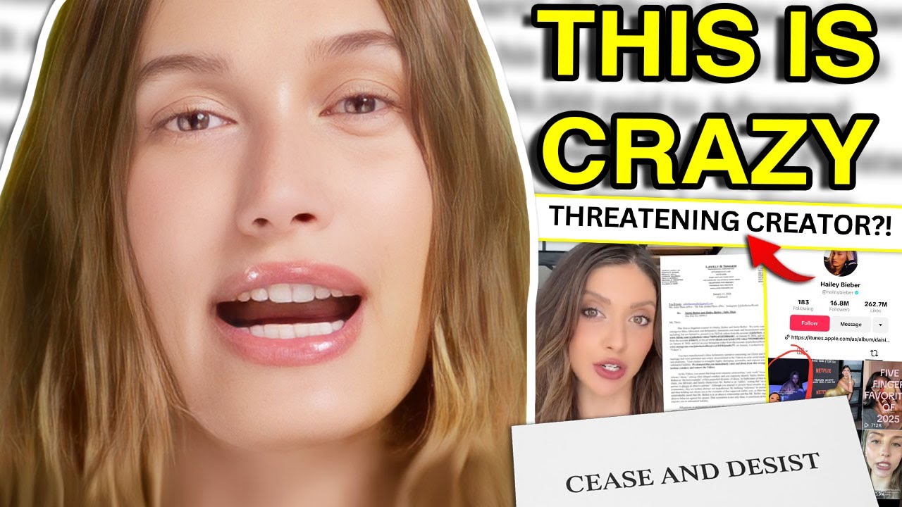 HAILEY BIEBER IN BIG TROUBLE ... silencing influencer