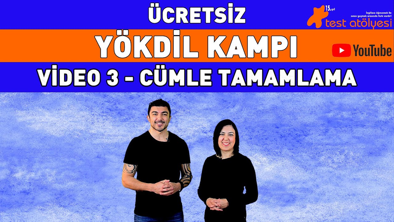 Ücretsiz YÖKDİL Kampı - Cümle Tamamlama