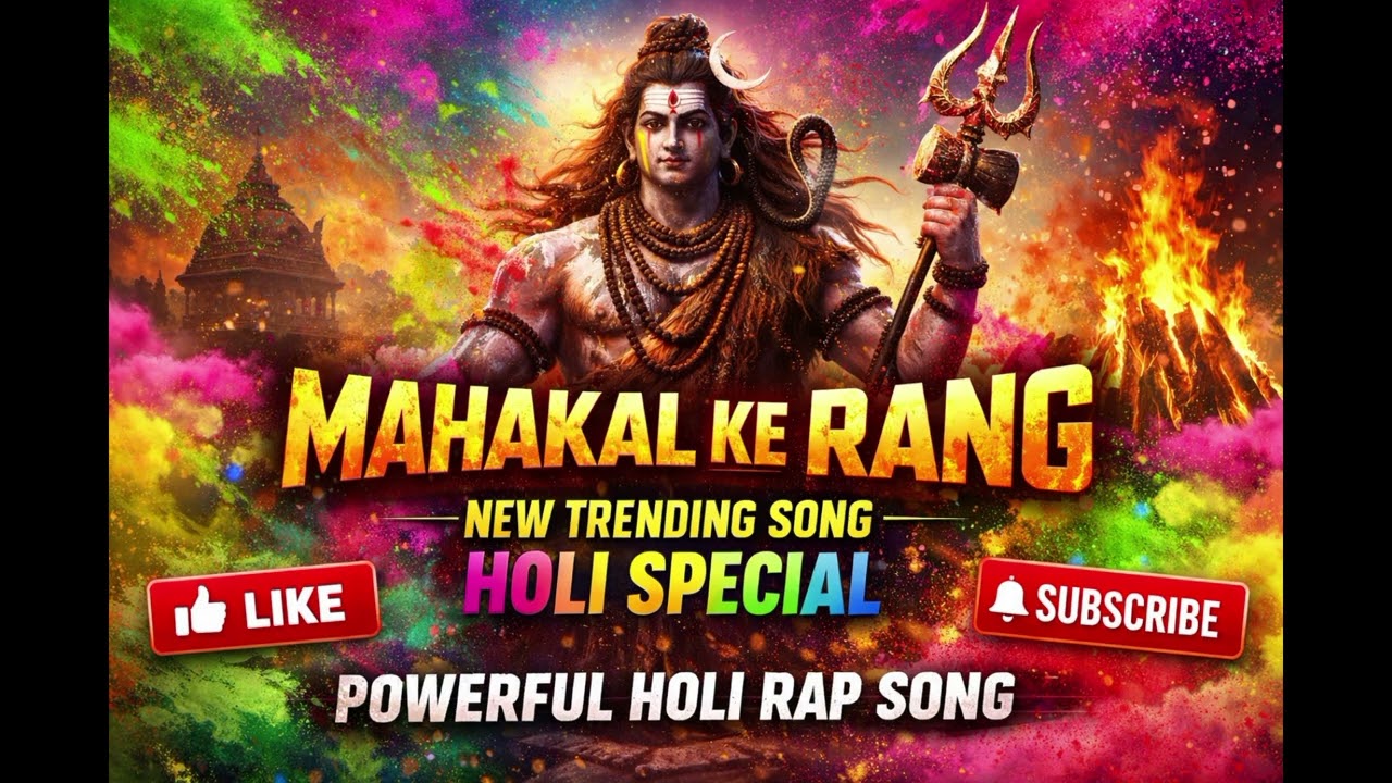 Mahakal Ke Rang | Holi Special Rap Song 2026 | Bholenath Holi Anthem | Bhojpuri Rap Song 🔥