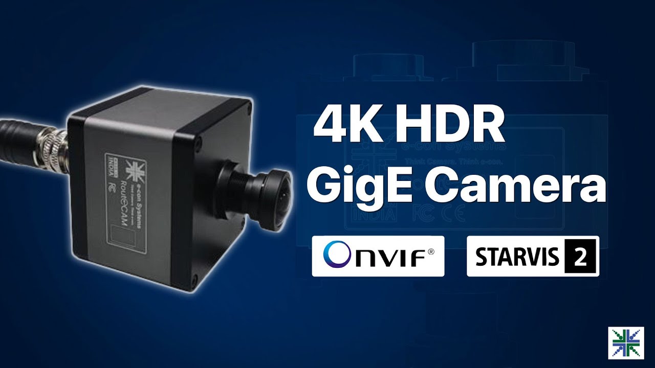4K HDR GigE Camera with ONVIF Compliance | Sony Starvis 2 IMX678 Ethernet Camera | e-con Systems