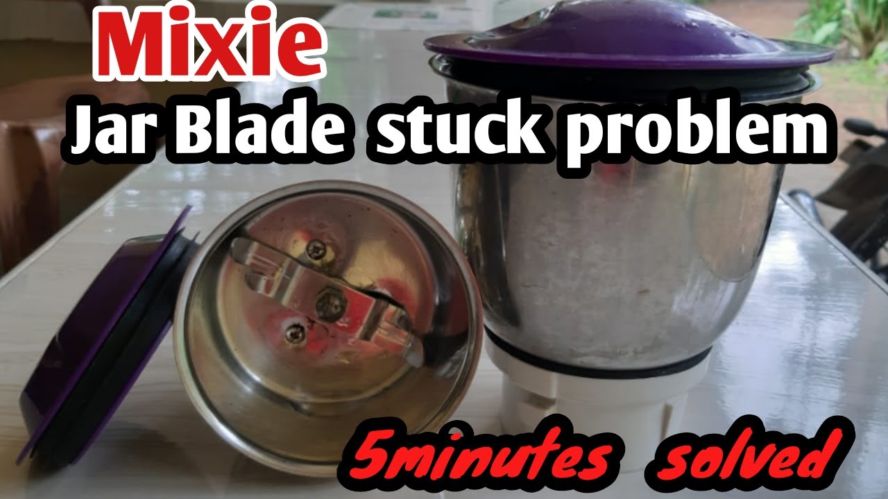 DIY-How to repair  jammed mixie jar blade എങ്ങനെ  stuck ആയ ജാറിന്റെ ബ്ലേഡ്  ലൂസ്  ആക്കാം